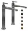 Смеситель для раковины Gessi Venti20, высокий, без донного клапана, цвет Warm Bronze Br. PVD