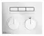 Термостат Gessi HI-FI, до 3 функций одновременно, с кнопками вкл/выкл, встраиваемый, внешняя часть, цвет Сhrome