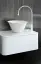 Cмеситель для раковины Gessi Goccia h745 мм, высокий с длинным изливом, без донного клапана, цвет Matte White