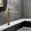 Смеситель для раковины Gessi Venti20 высокий, с донным клапаном, цвет Warm Bronze Br. PVD