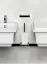 Унитаз Gessi Total Look, подвесной, 560х391 мм, в комплекте со встроенным сифоном и сиденьем, петли и пробки для боковых отверстий в отделке хром, цвет White Ceramic