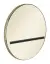 Излив Gessi Venti20 Ø207 мм, настенный, каскадный, цвет Brass PVD
