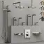 Излив Gessi Cascata, 236х57 мм, каскадный, для смесителя удаленного управления, цвет Steel Brushed
