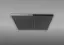 Скрытая часть душевой системы Gessi Minimali 350x350 мм, с режимом Тропический ливень, цвет Mirror Steel