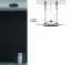 Скрытая часть верхнего душа Gessi Minimali, с режимом Тропический ливень, Ø350 мм, цвет Mirror Steel