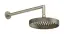 Верхний душ Gessi Anello, регулируемый, с кронштейном, цвет Finox Brushed Nickel