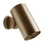 Верхний душ Gessi Spotwater, настенный, поворотный, функция водопад, Ø79 мм, цвет Warm Bronze Brushed PVD