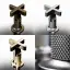 Смеситель для раковины Gessi Inciso, на 3 отверстия, без донного клапана, цвет Brass PVD
