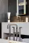 Смеситель для раковины Gessi Inciso, средний, c донным клапаном, цвет Brushed Brass PVD