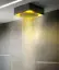 Накладная панель Gessi Afilo, хромотерапия, функция тропический дождь, внешняя часть, Ø350 мм, цвет brushed brass PVD