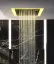 Накладная панель Gessi Afilo 300x300 мм, для многофункциональной душевой системы, цвет Warm Bronze Brushed PVD