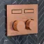 Термостат Gessi HI-FI, до 2-х функций одновременно, встраиваемый, цвет Copper Brushed PVD