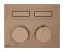 Термостат Gessi HI-FI, до 2-х функций одновременно, встраиваемый, цвет Copper Brushed PVD