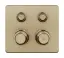 Термостат Gessi HI-FI, до 2-х функций одновременно, встраиваемый, цвет Warm Bronze Br. PVD