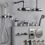 Верхний душ Gessi Venti20, 230 мм, потолочный, поворотный с шарниром, цвет Brushed Brass PVD