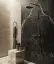 Верхний душ Gessi Ingranaggio, ø218 мм, поворотный, с настенным держателем, цвет Black Metal Brushed PVD
