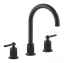 Cмеситель для раковины Gessi Venti20, с зонтичным изливом, донный клапан, цвет Matte Black