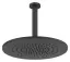 Верхний душ Gessi316, Ø355 мм, шарнирный для потолочного крепления, цвет Matte Black