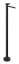 Смеситель для раковины Gessi Anello, напольный, без донного клапана, внешняя часть, цвет Matte Black