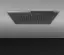 Скрытая часть душевой системы Gessi Minimali 300x500 мм, с режимом Тропический ливень, цвет Mirror Steel