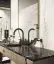 Cмеситель для раковины Gessi Venti20, с зонтичным изливом, донный клапан, цвет Nickel PVD