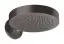 Верхний душ Gessi Origini, Ø320 мм, настенный, поворотный, цвет Black Metal Brushed PVD