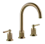 Cмеситель для раковины Gessi Venti20, с зонтичным изливом, донный клапан, цвет Warm Bronze Br. PVD
