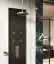 Термостат Gessi HI-FI, до 2 функций одновременно, с кнопками вкл/выкл, внешняя часть, цвет Brushed Brass PVD