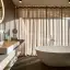 Смеситель Gessi 316 напольный, с душевой лейкой, встраиваемый, h1033 мм, цвет Warm Bronze Brushed PVD