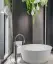 Cмеситель для ванны Gessi Goccia, встраиваемый, напольный, с ручным душем, внешняя часть, цвет Chrome