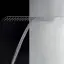 Многофункциональный душ Gessi Tremillimetri Quadro 200, для 2-х позиционного переключателя (не входит в комплект), настенный, с функциями дождь/водопад, цвет Black Metal Brushed PVD