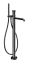 Смеситель для ванны Gessi Origini, напольный, с душевой лейкой, внешняя часть, цвет Black Metal PVD