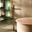Смеситель для ванны Gessi Origini, напольный, с душевой лейкой, внешняя часть, цвет Black Metal PVD
