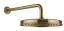 Верхний душ Gessi Venti20, настенный, Ø300 мм, цвет Warm Bronze Br. PVD