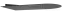 Верхний душ Gessi Tremillimetri, 550х300 мм, для настенного крепления, с функциями дождя, водопада, цвет Black Metal PVD