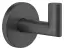 Крючок Gessi Tondo Accessories, настенный, Ø50 мм, цвет Matte Black