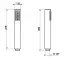 Ручная лейка Gessi Technical Accessories Ø32 мм, с защитой от известкового налёта, цвет Finox Brushed Nickel