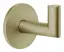 Крючок Gessi Tondo Acceessories, настенный, Ø50 мм, цвет Brushed Brass PVD