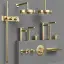 Шланг для душа Gessi Сromalux, с коническим соединением, цвет Brass Brushed PVD