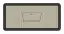 Кнопка Gessi Hi-Fi, с символом наполнение ванны для термостатов 63006 и 63081, внешняя часть, цвет Finox Brushed Nickel