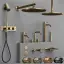 Шланг Darkflex Gessi Technical Accessories L1500 мм, цвет Brushed Brass PVD