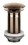 Донный клапан Gessi Technical Accessories, h100хØ72 мм, свободного слива, для раковины без перелива, цвет Copper PVD