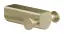 Крючок Gessi Rilievo, настенный, двойной, ширина 66 мм, цвет Brushed Brass PVD