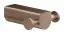 Крючок Gessi Rilievo, настенный, двойной, ширина 66 мм, цвет Copper Brushed PVD
