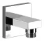 Шланговое подсоединение Gessi Rettangolo, цвет Chrome