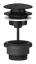 Донный клапан Gessi Total Look, автоматический “Stop&Go”, цвет Black Metal Brushed PVD