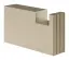 Крючок Gessi Inverso Accessories, настенный, высота 35 мм, цвет Finox Brushed Nickel