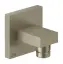 Шланговое подсоединение Gessi Rettangolo, цвет Finox Brushed Nickel