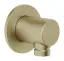 Шланговое подсоединение для душа Gessi Anello, настенное, цвет Brass Brushed PVD