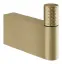 Крючок Gessi Habito Cesello, 15x75x56h мм, настенный, цвет Brushed Brass PVD
